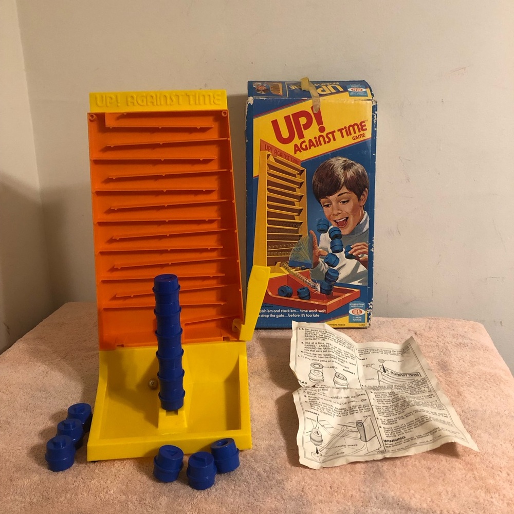 Vintage 1977 Ideal Up Against Time Game Complete #2023-0 With Instructions